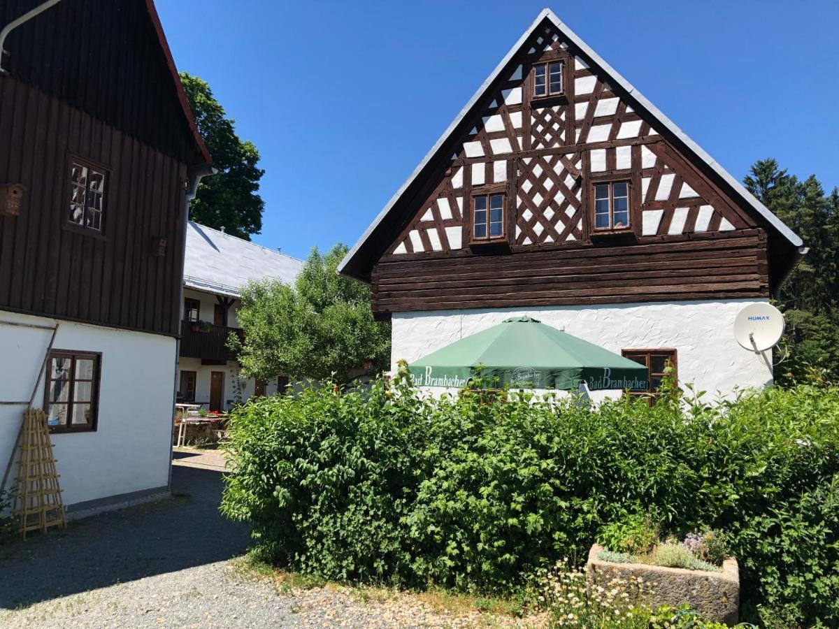 Pension Untere Rauner Muehle Bad Brambach Exteriör bild