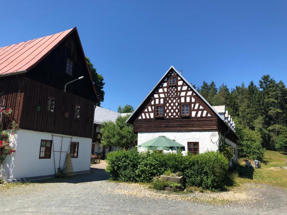 Pension Untere Rauner Muehle Bad Brambach Exteriör bild