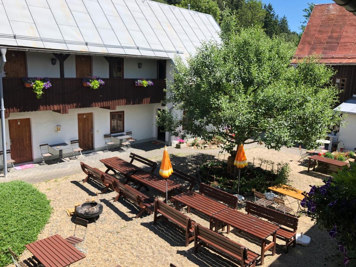 Pension Untere Rauner Muehle Bad Brambach Exteriör bild
